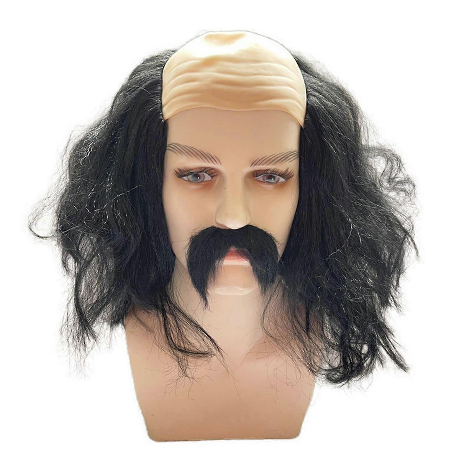 כיסוי ראש שעיר קירח בחור עבור קוספליי קירח מסיבות ליל כל הקדושים פאות מתיחה אביזרי תלבושות צילום אביזרי סגנון 5