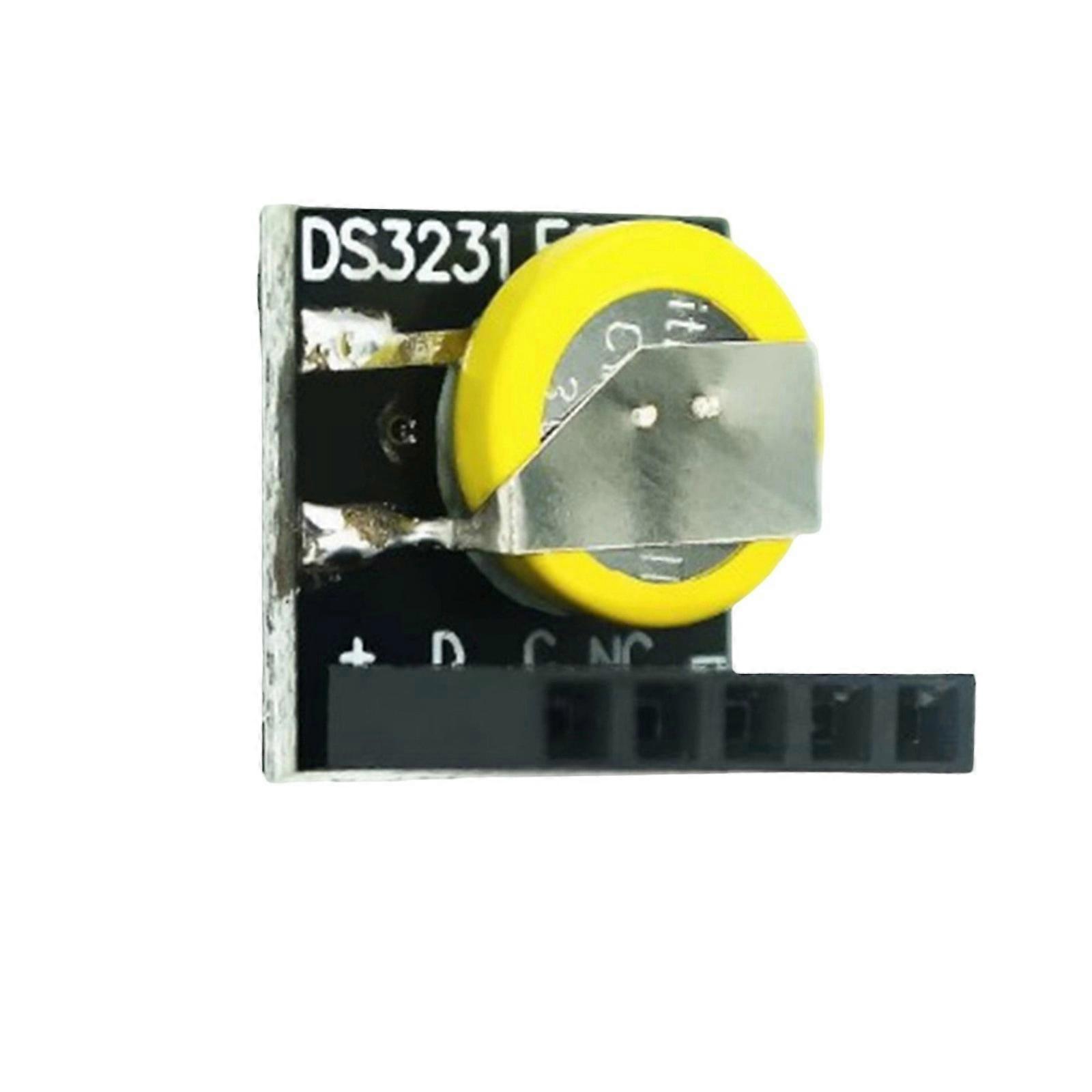 DS3231 Precise Timing Real Time Clock Module Featuring Temperature Compensated Oscillator Battery Holder Module Multicolor