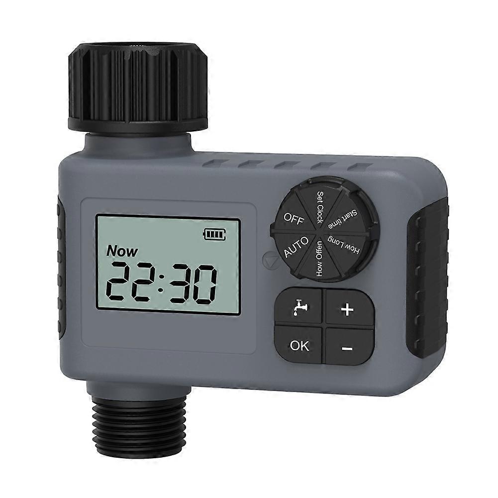 Electronic Garden Water Timer with LCD Screen Single-Outlet Hose Irrigation Controller Efficient Water Management Tool A