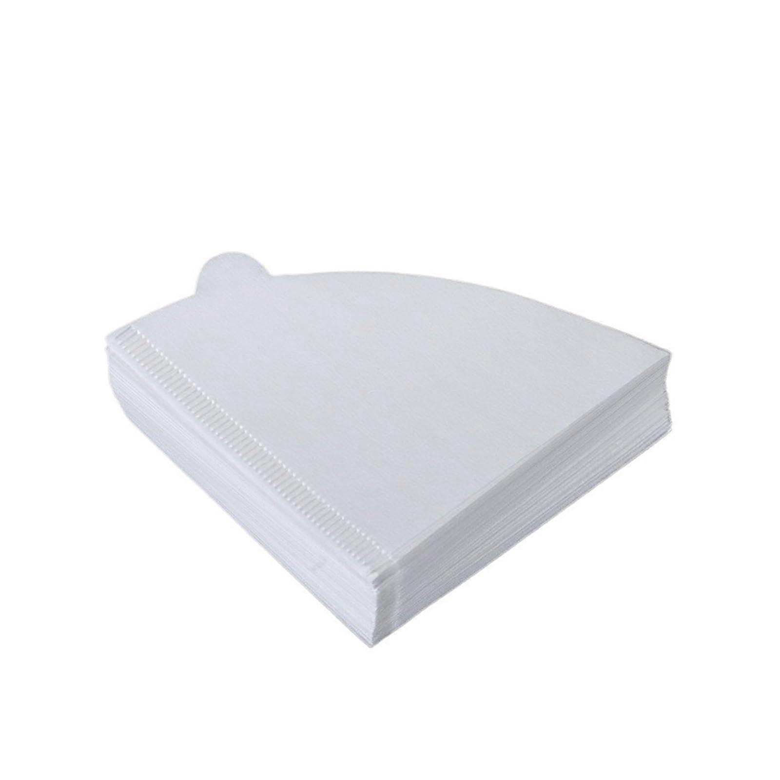 2000pcs Unbleached Bamboo Coffee Filter Paper V02 Conical 24 Cup Disposable Pour Over Filters