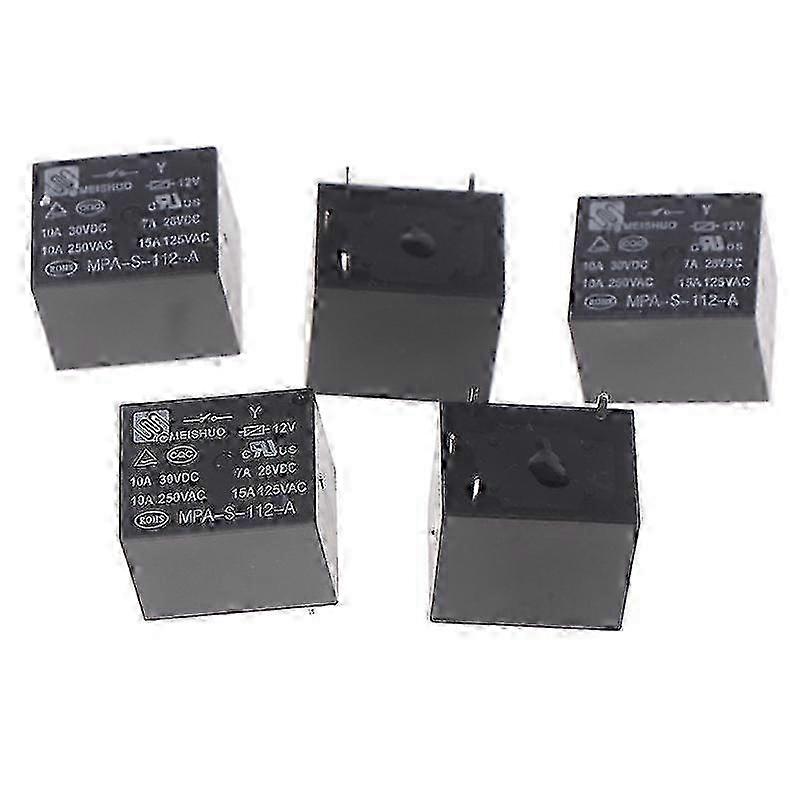 x MPA-S-112-A Rice Cooker Relay Computer Board 4 Pin 12V 10A Normally Open Soymilk Machine Rice Cooker Relay 4 Pin