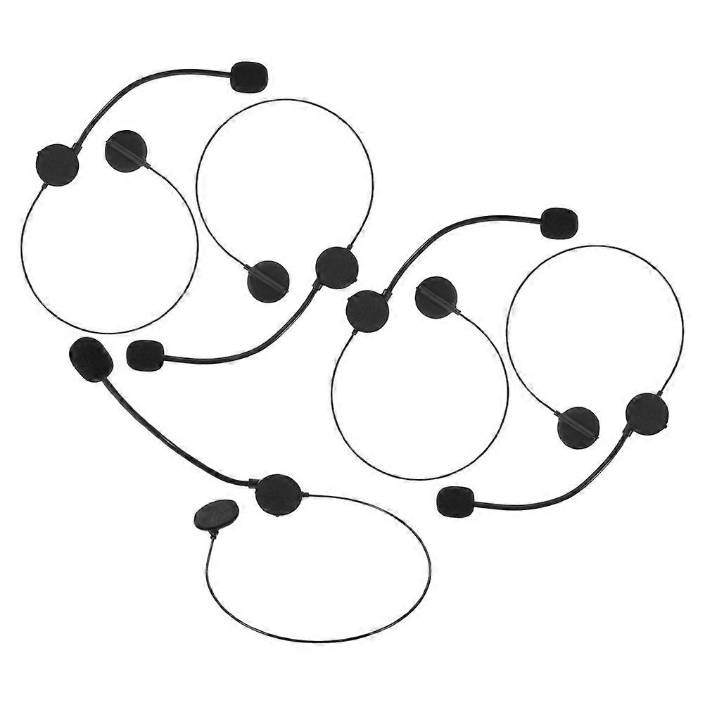 Fake Microphone Headset for Cosplay 5Pcs Fake Microphone Prop