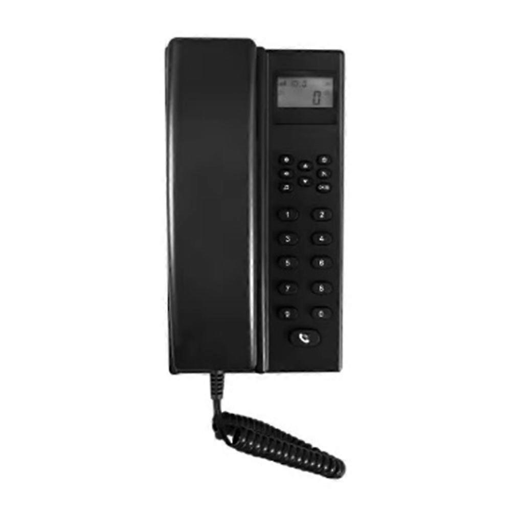 2.4Ghz Wireless Landline Phone Wireless Intercom for Home Office Long Distance Intercom,Multi-Room, EU Plug Black