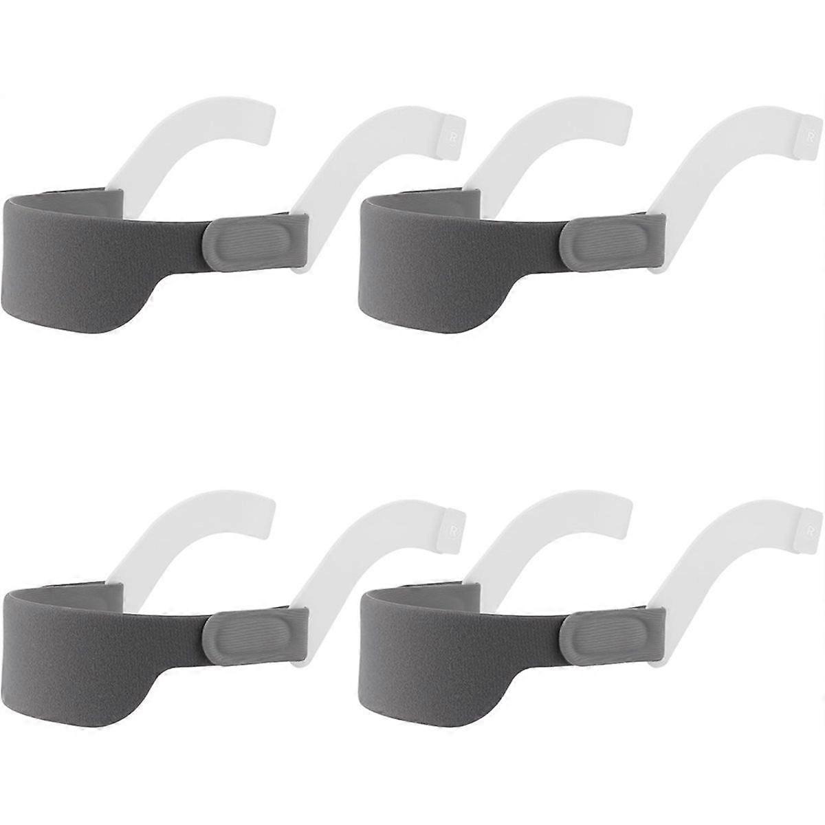 4 Pack Replacement Headgear Compatible with for Nasal Mask Adjustable Head Strap with Arm Clips