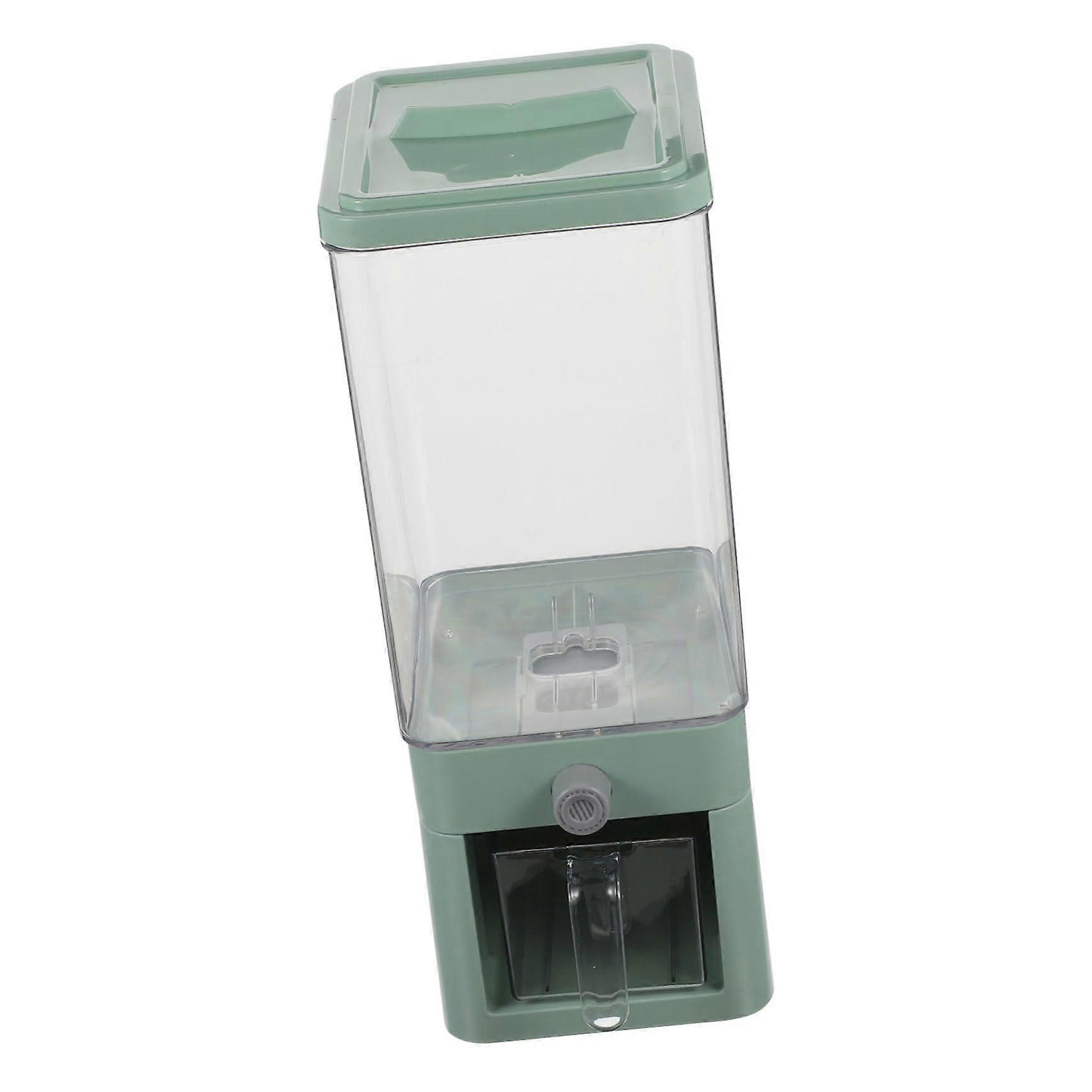 Rice Dispenser with MoistureProof Seal, Clear View Cereal and Bean Storage for Kitchen Countertop