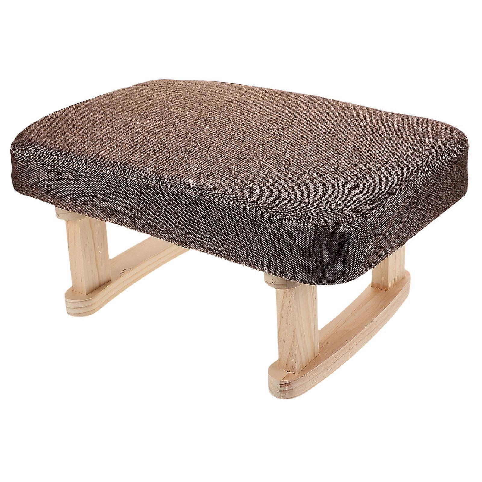 Home Stool Coffee Low Stool for Comfortable Seating with Padded Seat