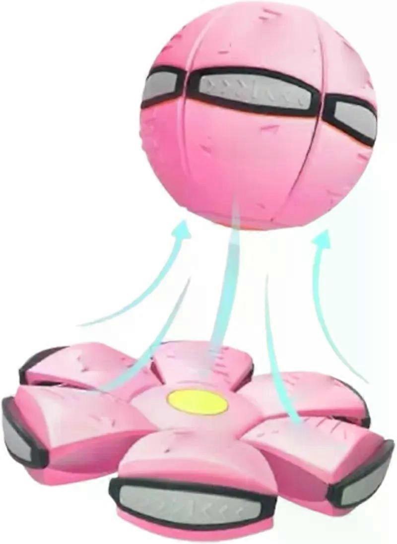 NEW Magic Meta Ball with 3Lamps Magic Bouncing Ball Children's Bouncing Magic Flying Saucer Bouncy Ball Parent-Child Interaction Toy