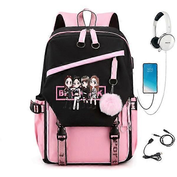 BLACKPINK Backpack School bag pink dancing pink dancing