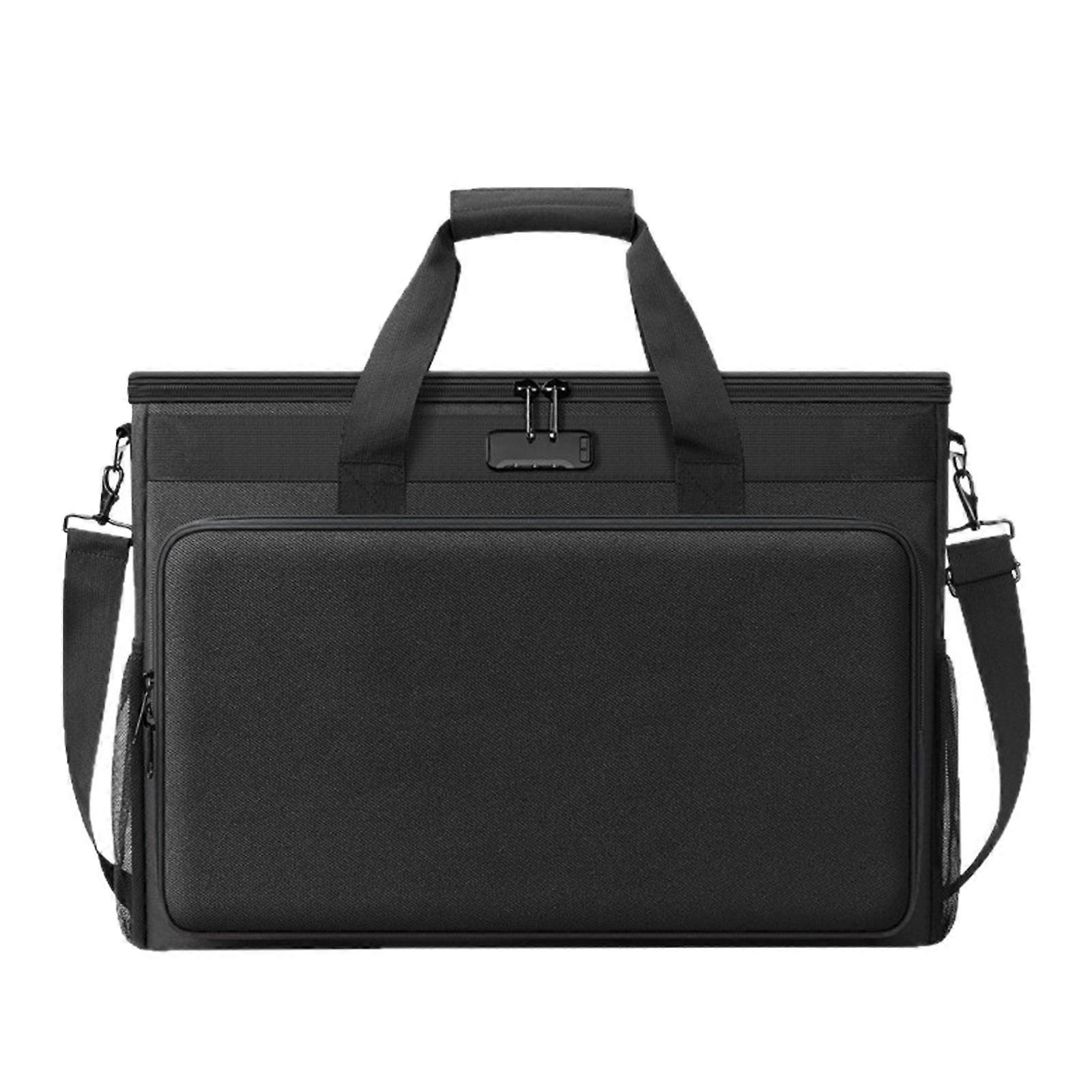 Ergonomic Computer Monitor Storage Case for 25/27/32inch Screen Dust Scratch Protective with Easy Carry Handle Multicolor