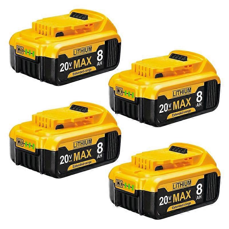 8AH 20V Max Battery - Compatible with DCB2001/2/4/6 cordless drills, impact drivers, and more - High capacity, long-lasting