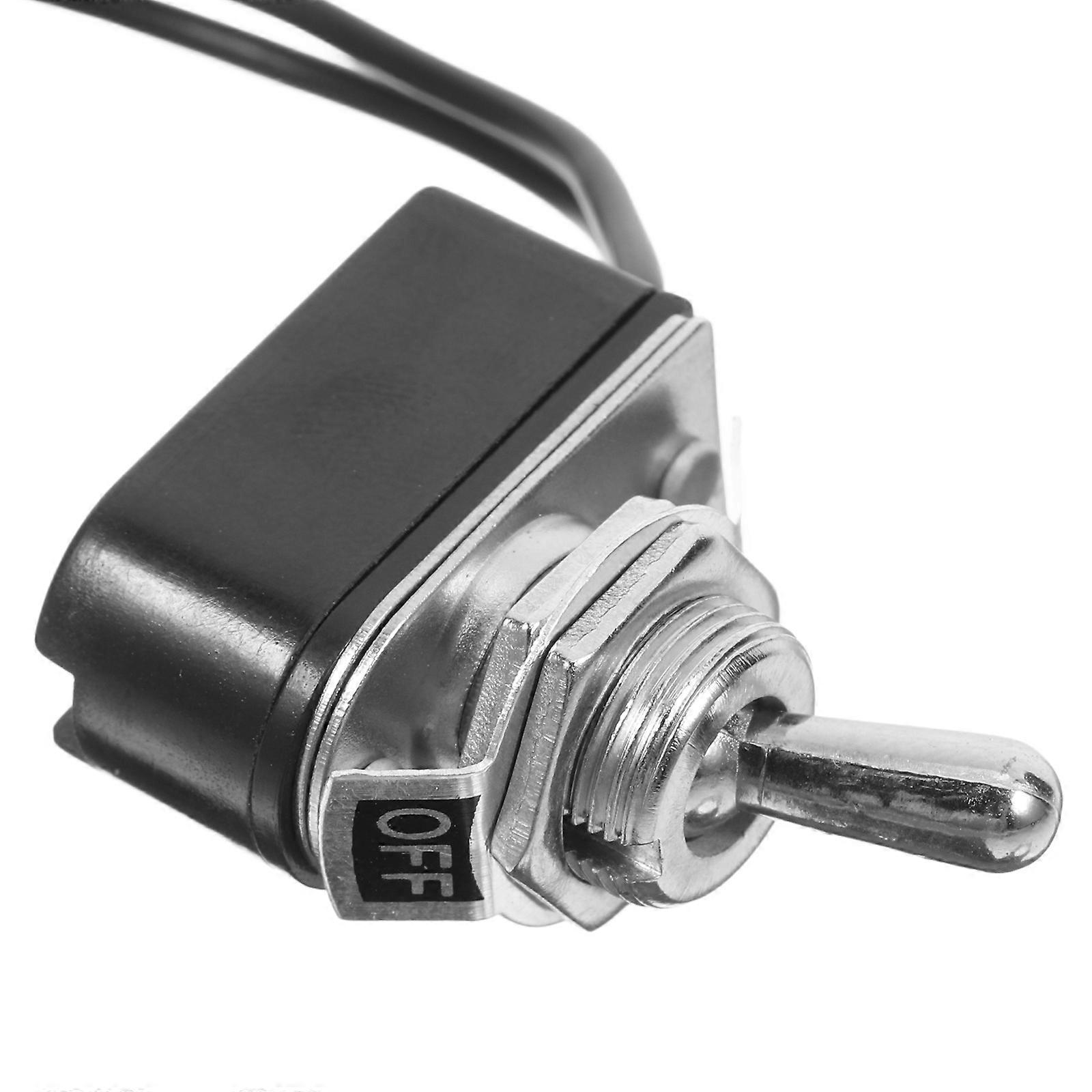 Rocker Toggle Switch For Vehicle Owners Compact Design Suitable For Automotive Electrical Equipment Offering On Off Operation 1Pack