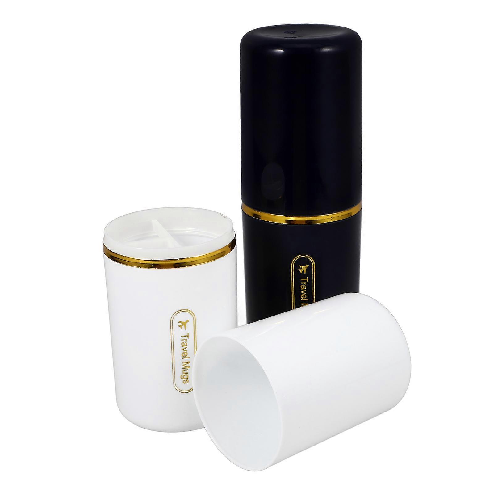 Toothbrush and Toothpaste Storage Box Travel Toothbrush Case 2Pcs