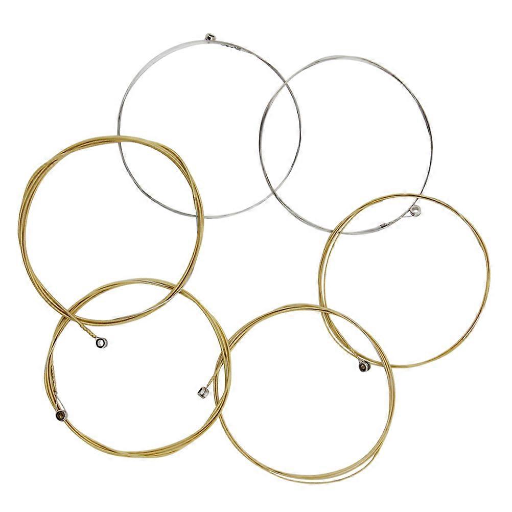 Acoustic Guitar String Repairing Kit 1Set Brass Guitar Strings