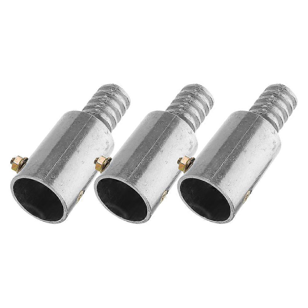 Household Cleaning Pole Adapter Threaded Replacement 12Pcs Aluminum Alloy