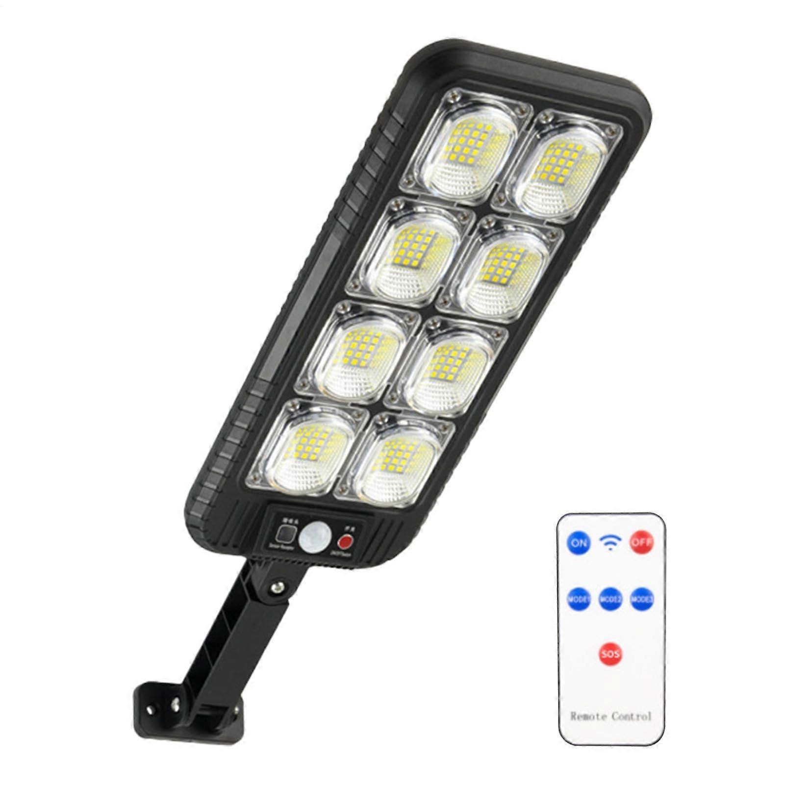 Street Lights Solar Powered Upgraded Bright LED Solar Light Motion Sensor Flood Light With Remote Dusk To Dawn 200 LED