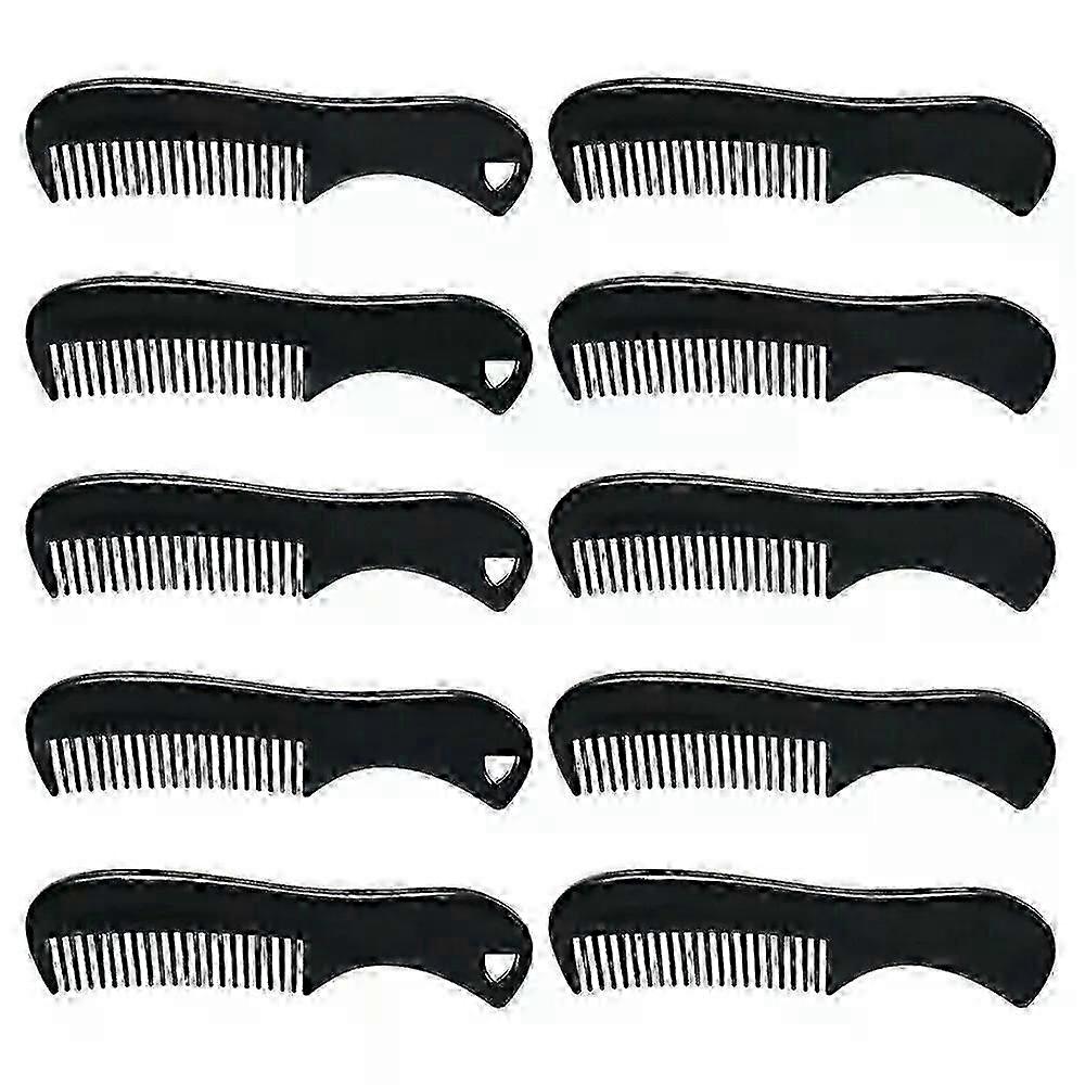 Beard Grooming Combs, 10 Pcs Mini Pocket Mustache Combs for Men