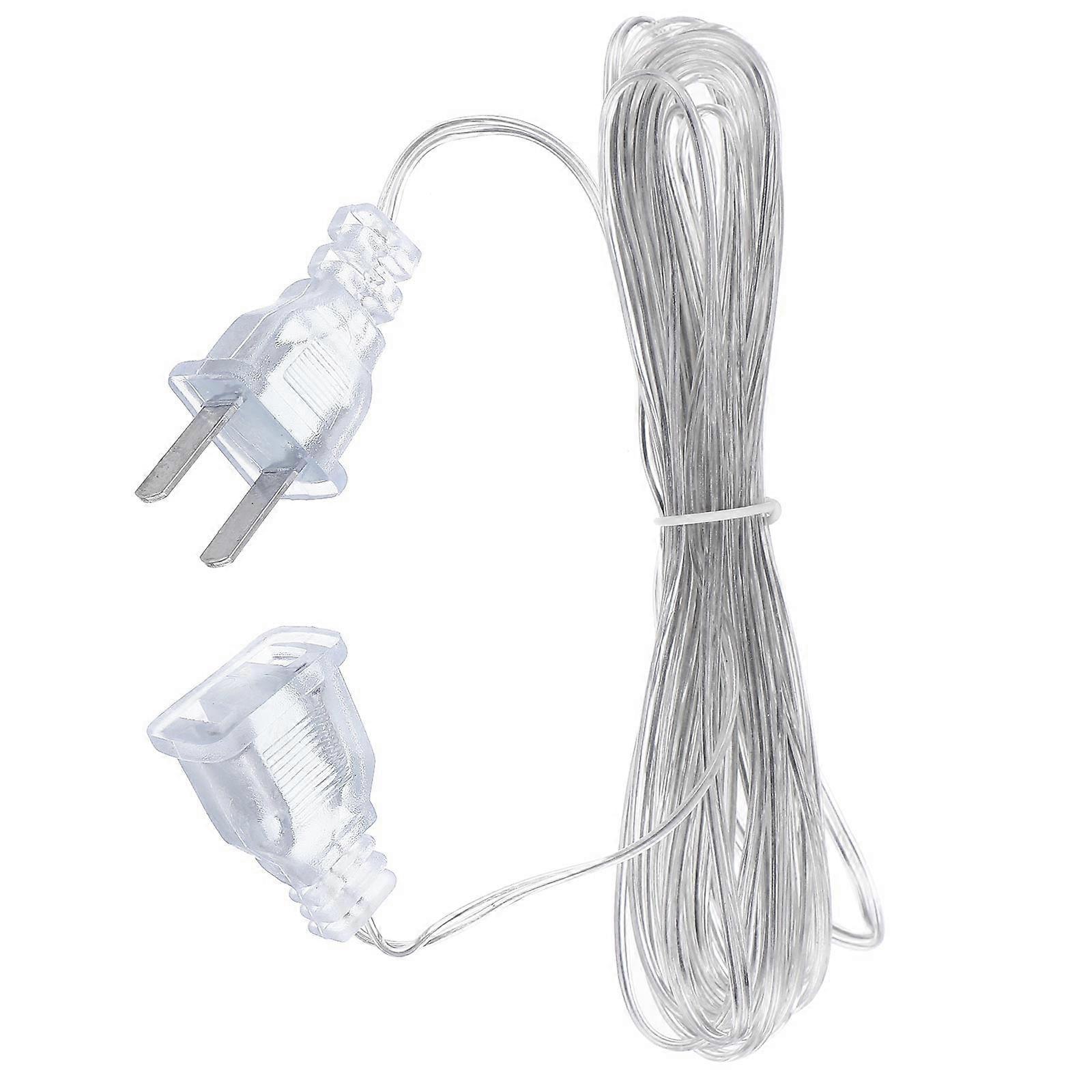 Transparent LED Light Extension Cord for Garden String Lights