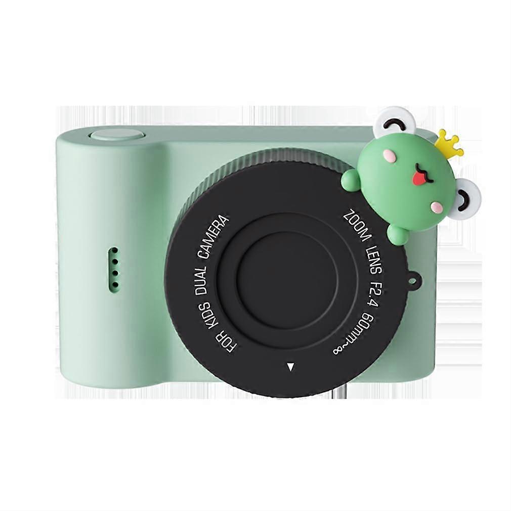 Kids Digital Camera 48MP Dual Lens with 3' Touchscreen WiFi, Shockproof Video, 32GB, Green