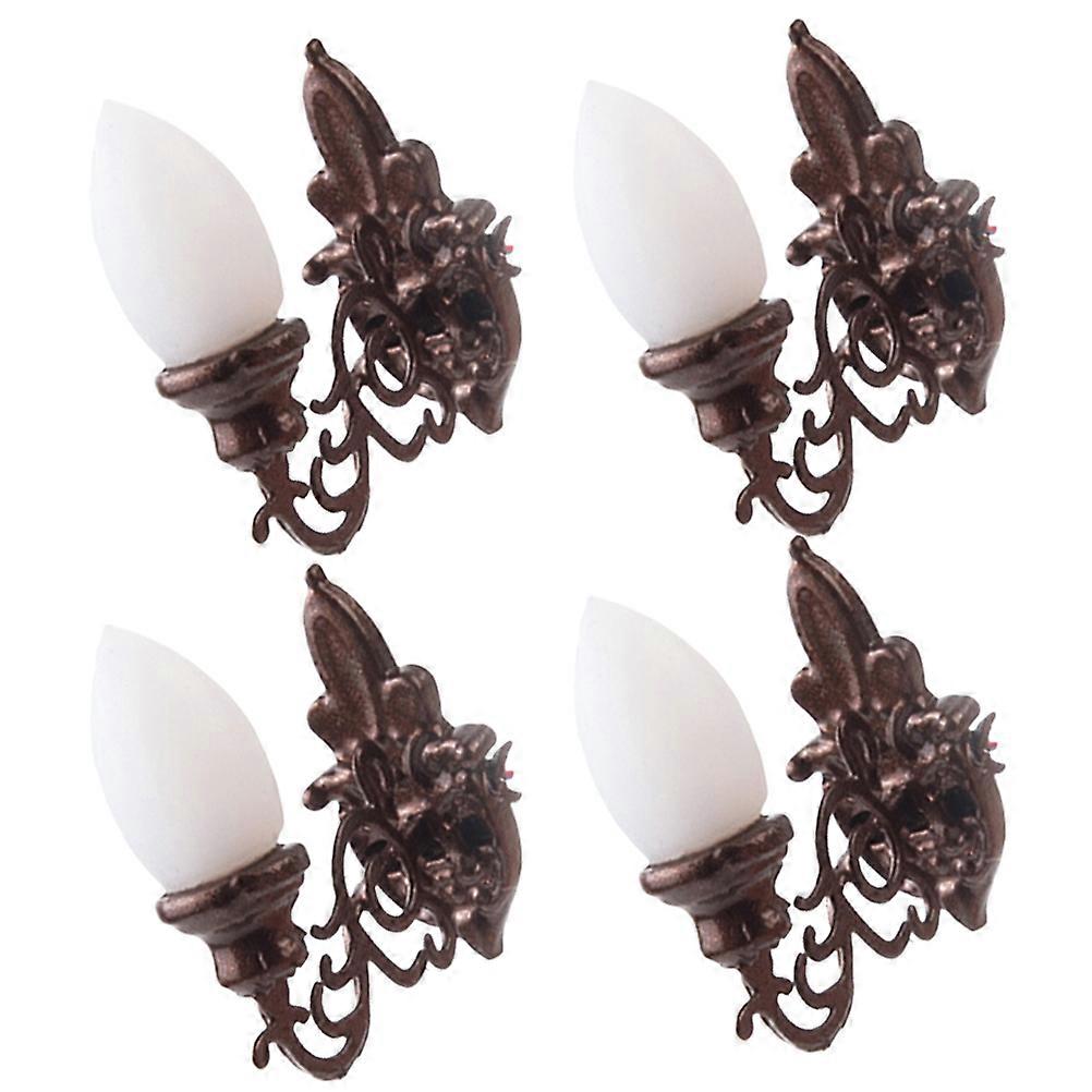 Mini Lights for Decoration 16Pcs Coffee ABS Material Wall Lamps