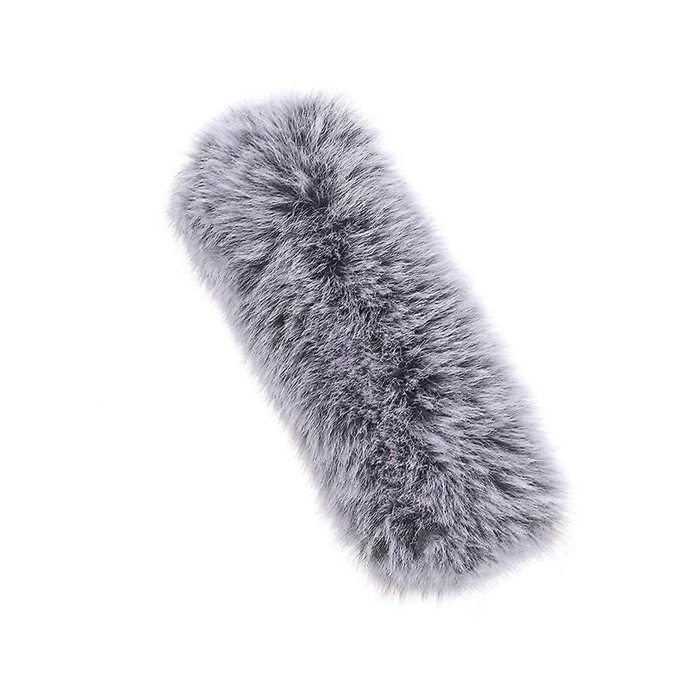 Gooseneck Microphone Windscreen Microphone Protective Cover Windproof Noise-Reducing Gray 1.5 X 13 CM