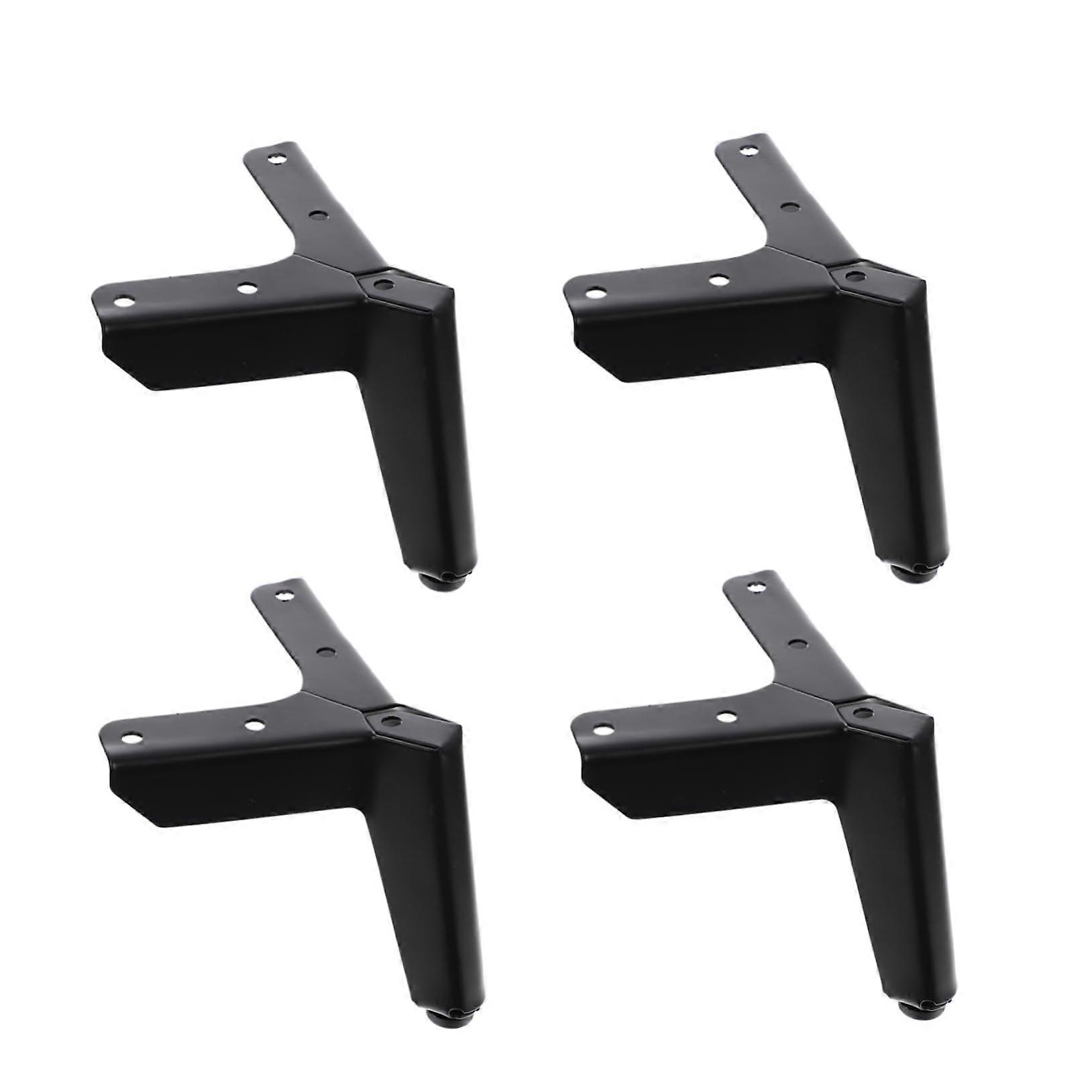4pcs Adjustable Steel Furniture Legs for Sofa Bed and Cabinet Quick Upgrade Stable Support