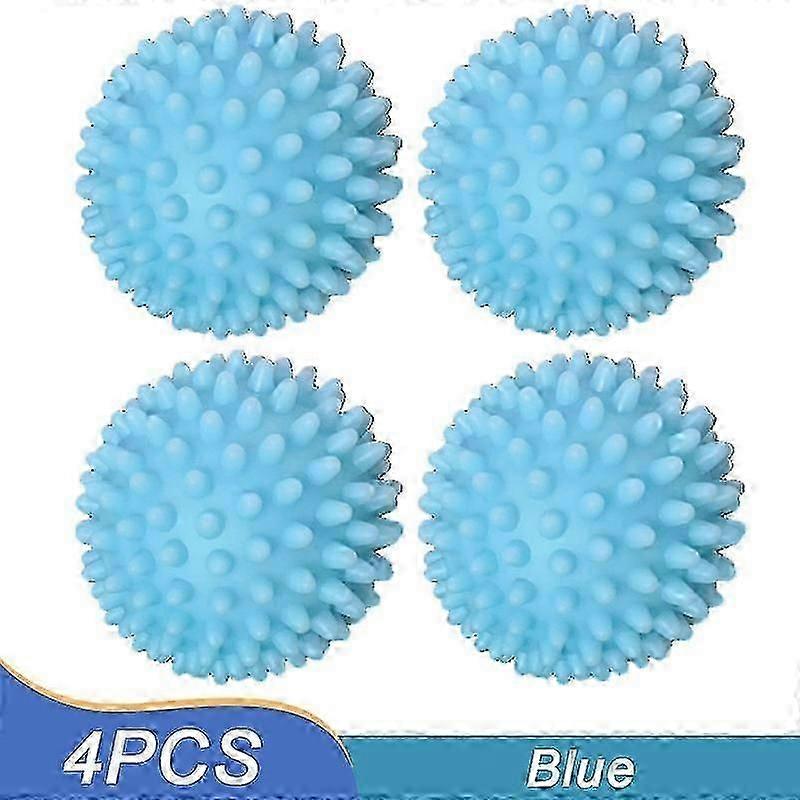 4 Pack Reusable PVC Dryer Balls - Fabric Softening for Home Laundry (for SMTX)