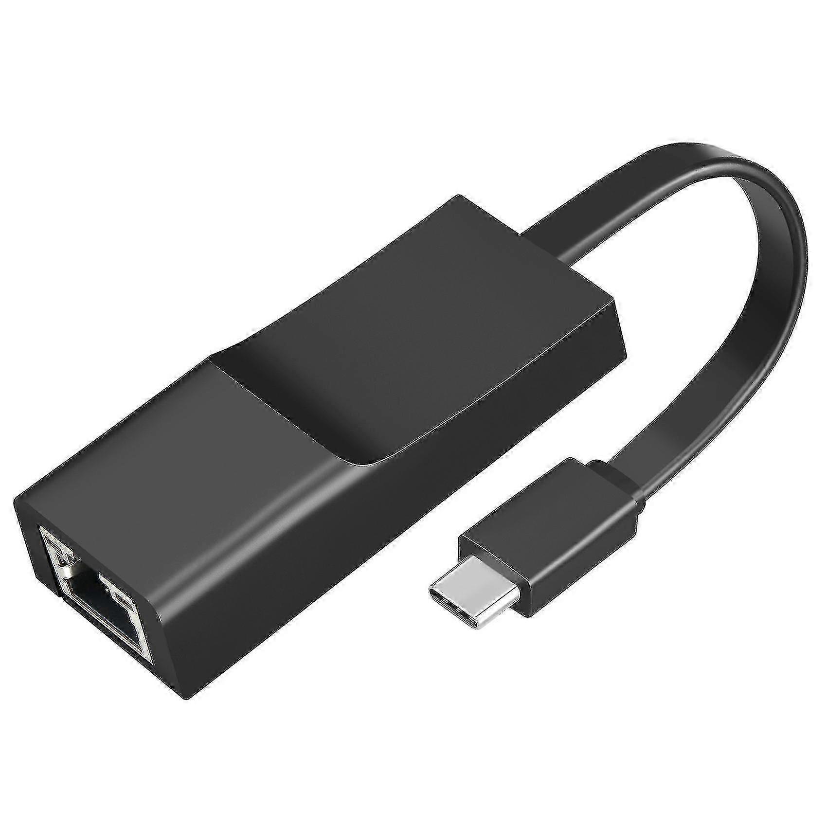 USB-C Ethernet adapter network card, compatible with Windows/macOS, Linux and other operating systems.