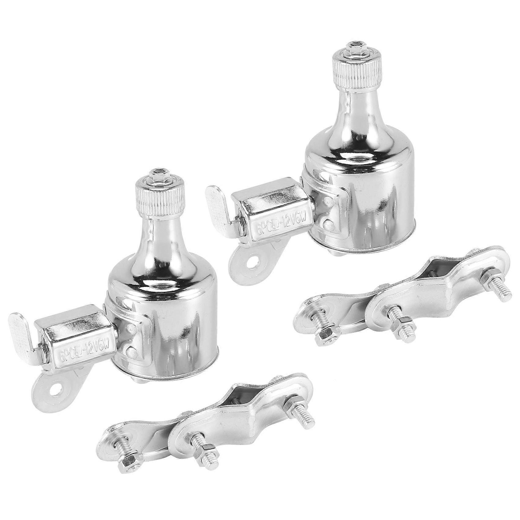 2X Bicycle Light Generator 12V 6W Dynamo Motorized Friction Head Rear Light Kit