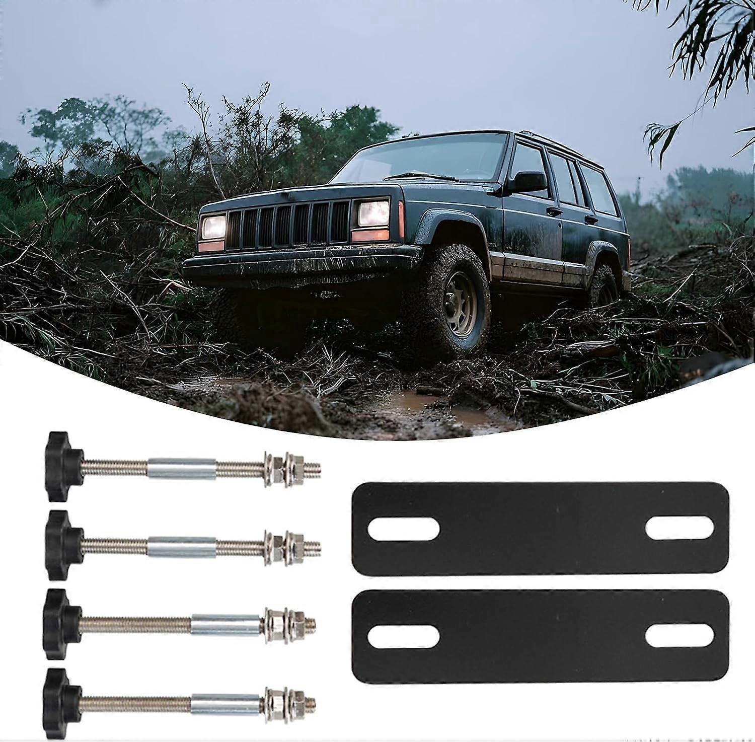 Universal Heavy Duty Traction Board Mount Bracket for OffRoad Vehicles NoDrill Installation