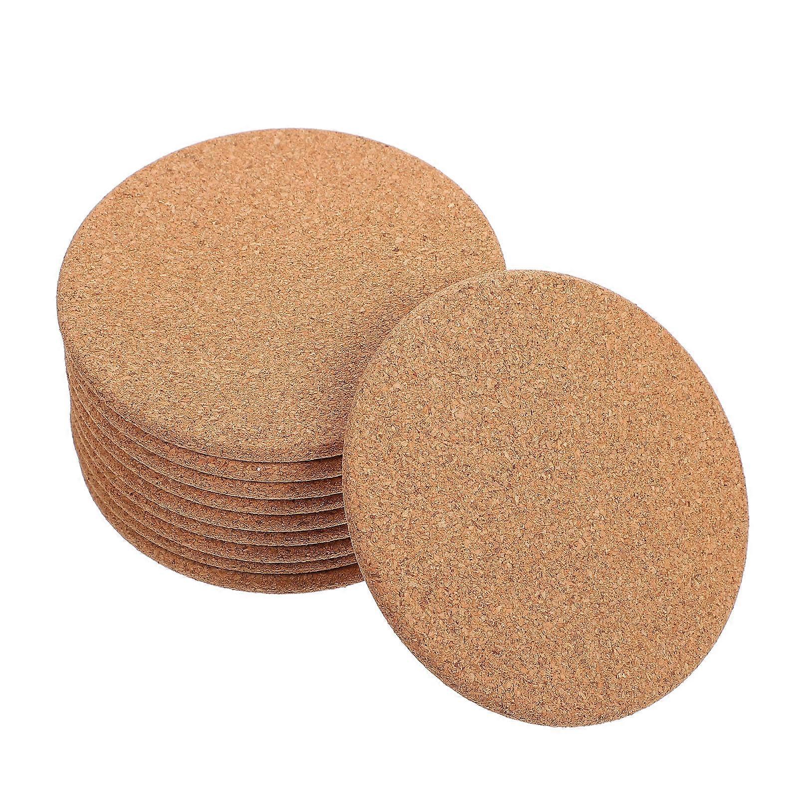 Waterproof Insulation Coasters Round Bar Cup Pads for Heat Insulation 10Pcs