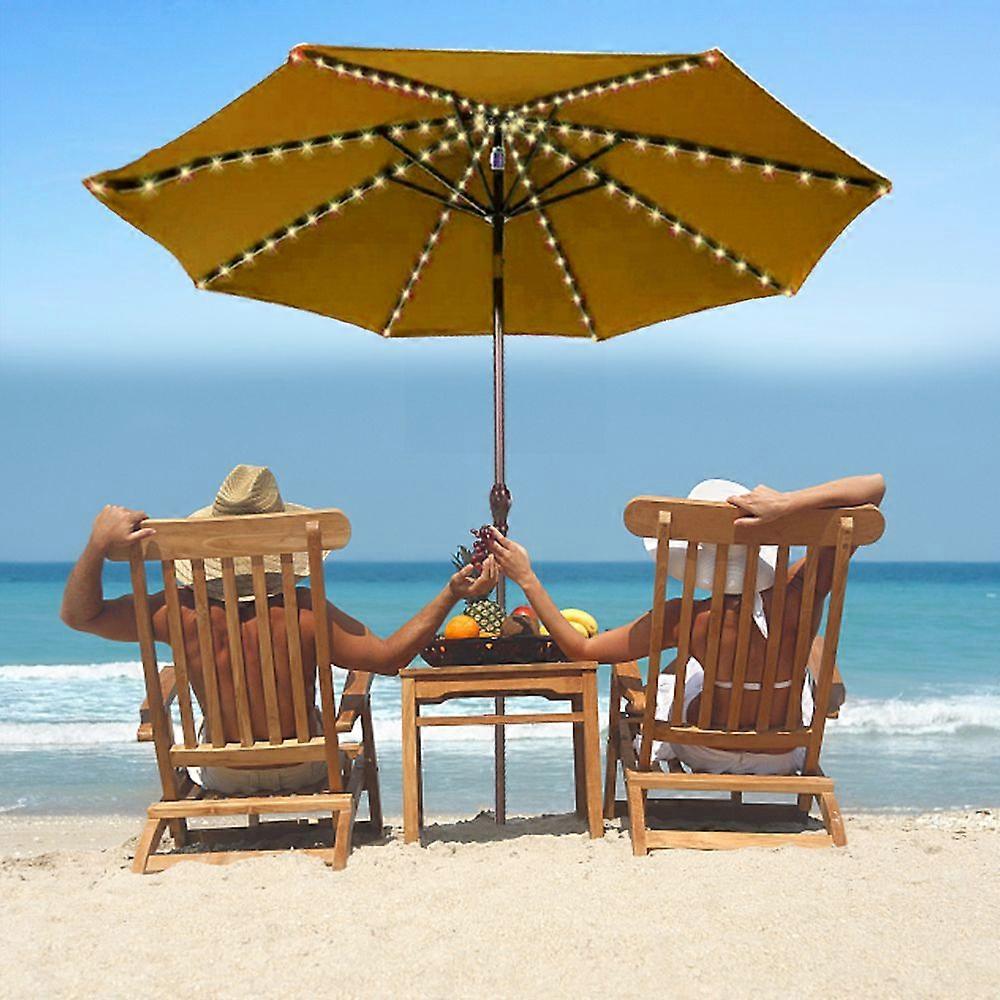 Ip67 Umbrella Light Led String Lights Battery Powered 8 Modes Remote Control Out