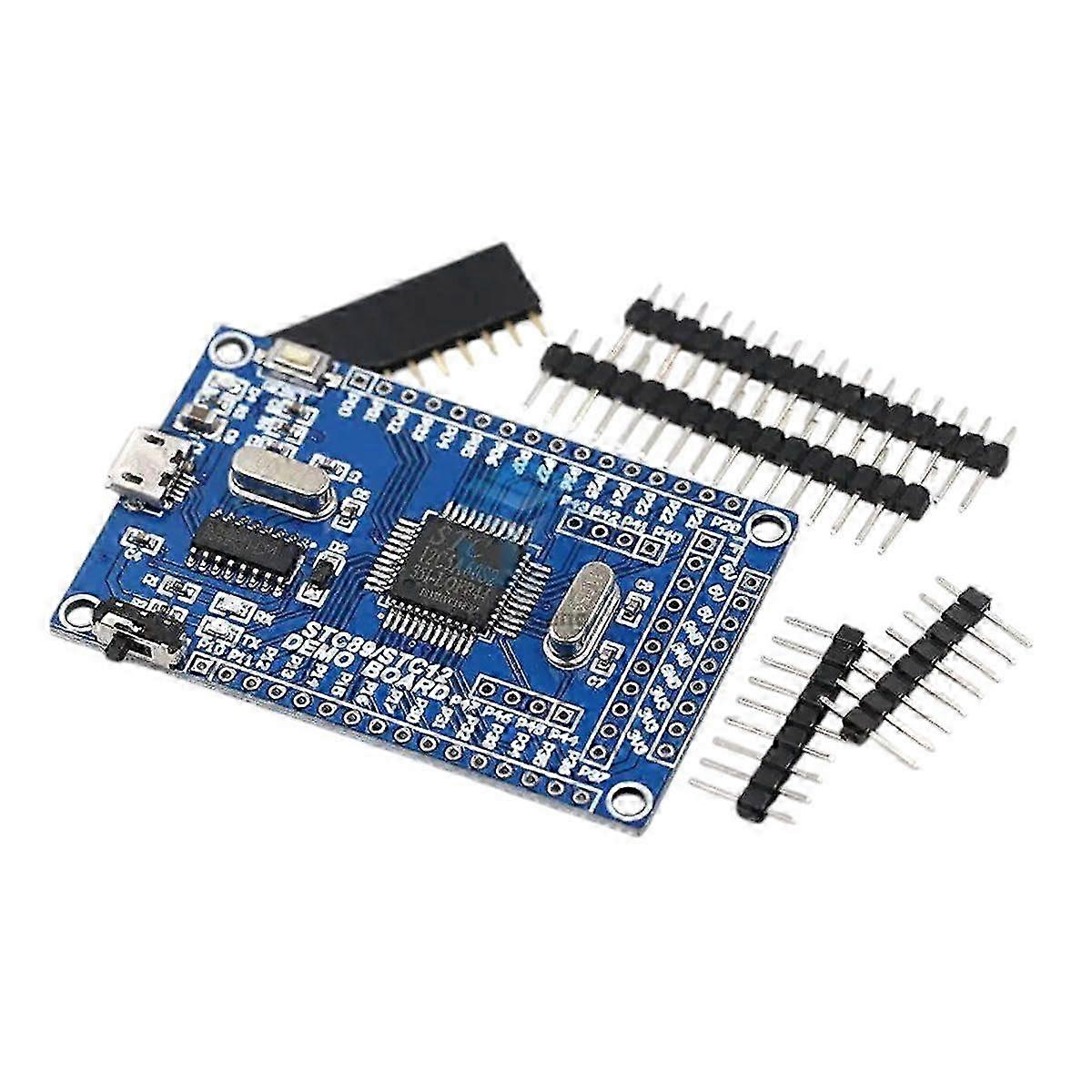 2026 STC12 Core Board STC12C5A60S2 51 Single Chip Minimum System Development Learning Dual Serial Port