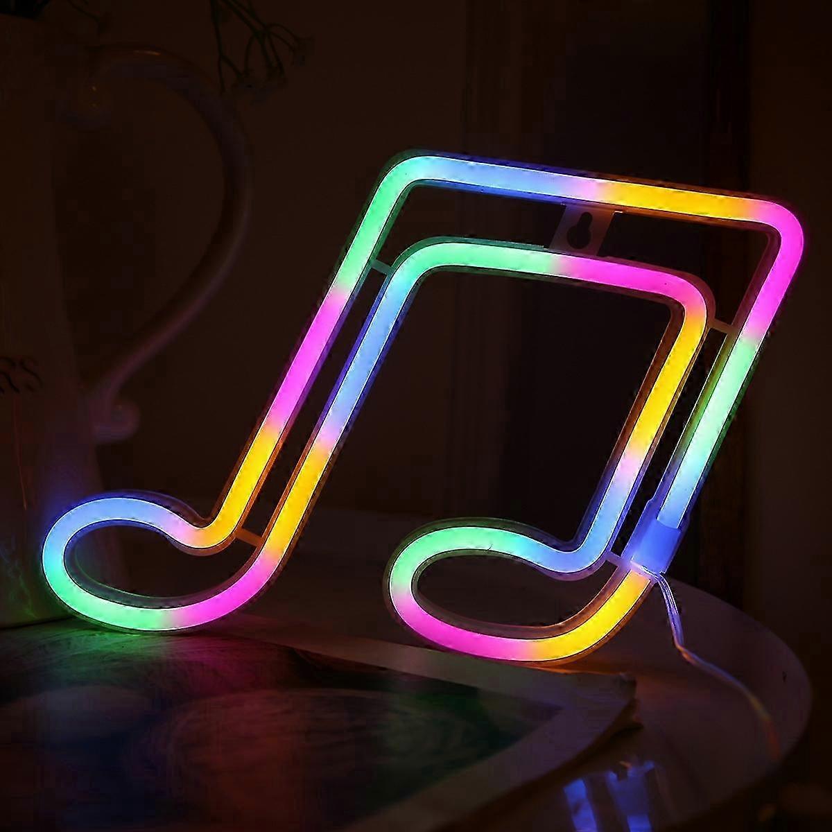 2025 Musical Note Neon Light Modeling Lighting Room Decoration Lights