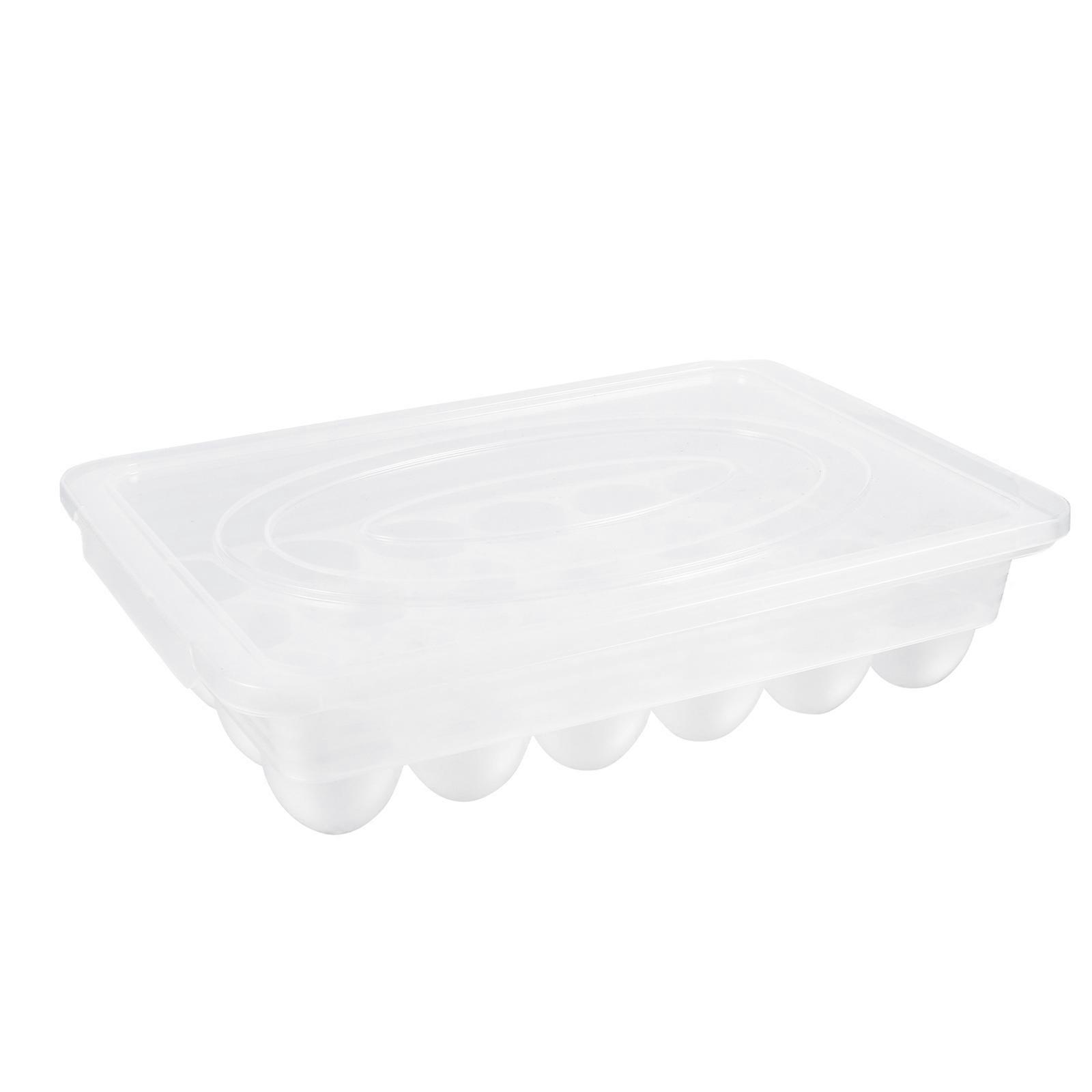 Fresh-Keeping Box for Storage 1Pcs White Egg Storage Box with Lid