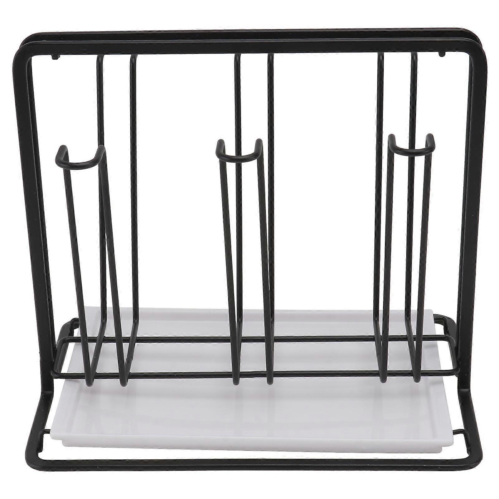 Cup Drying Rack Iron Kitchen Draining Shelf Organizer for Home Use