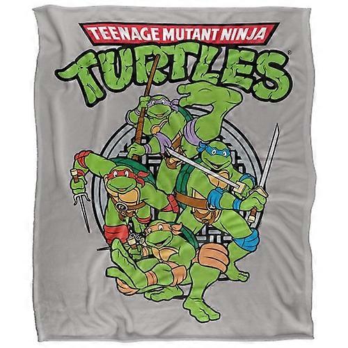 TMNT Silky Group Supersoft Blanket