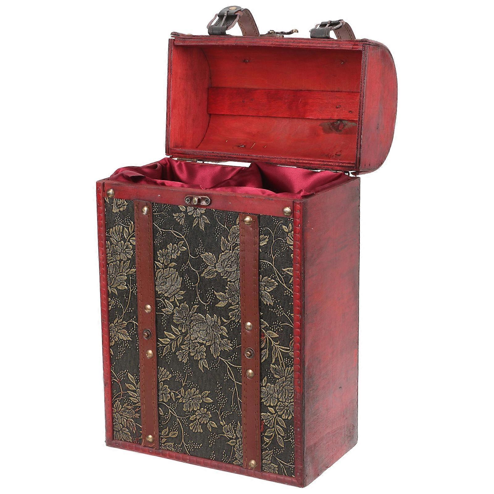 Wooden Gift Box Double Box for Storage Use