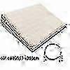 Grounding Bed Sheet Double for EMF Protection - Earthing Conductive Fabric Mat
