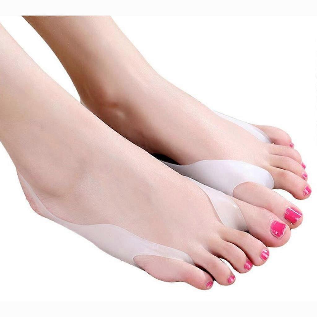 Toe Separator and Bunion Corrector Silicone Pair for Big Toe Alignment and Relief
