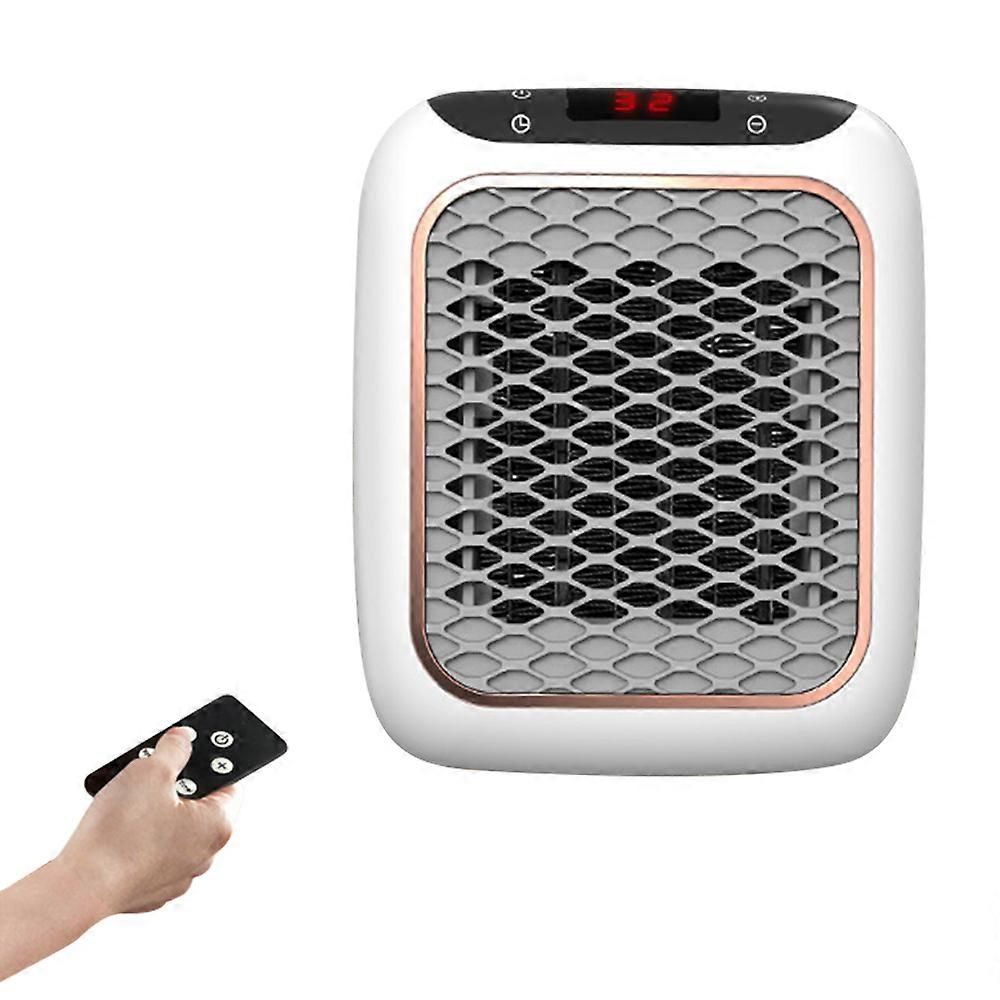 1200W PTC Fast Heating Mini Wall Mounted Space Heater with Remote Control ( EU Plug ) 