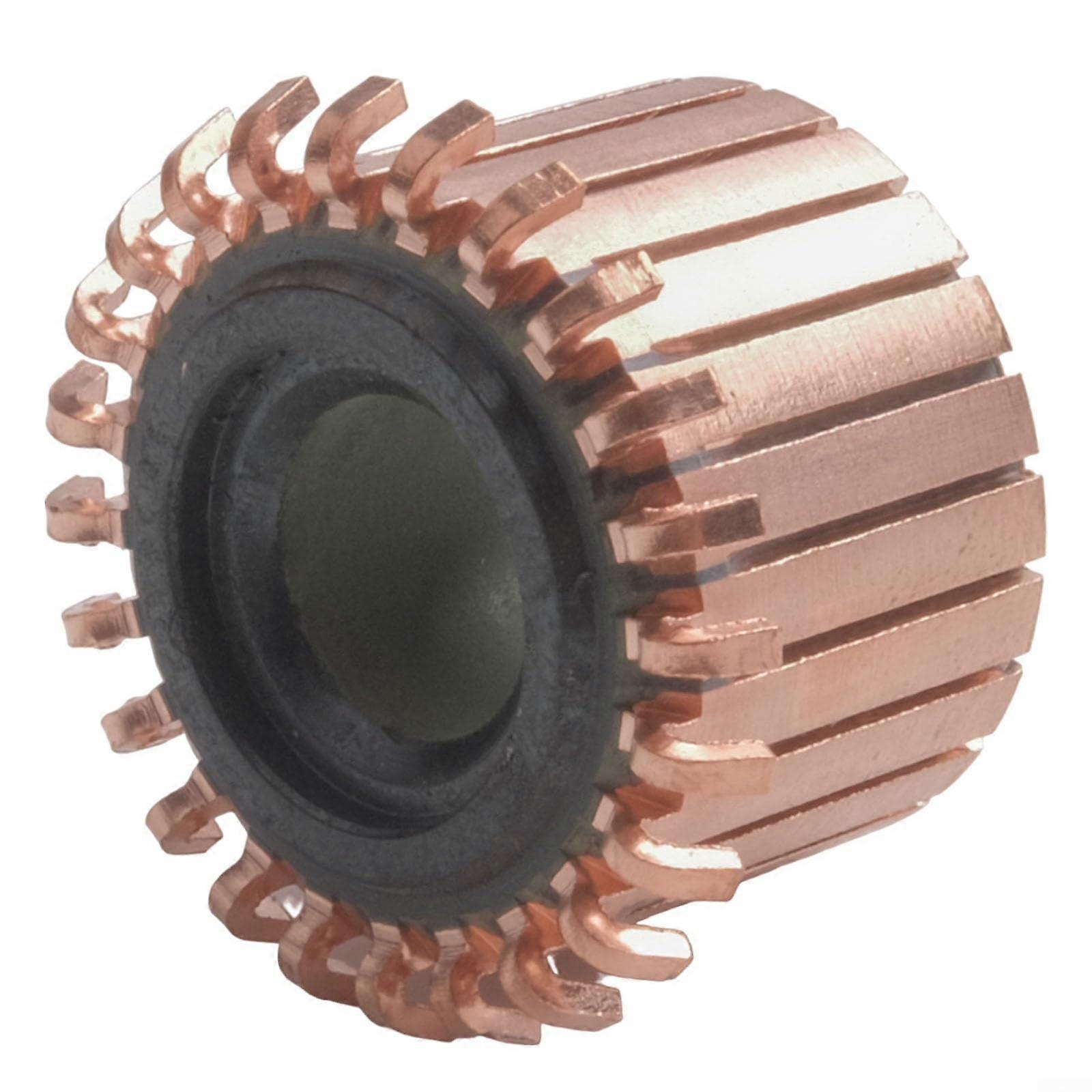 DC Motor Commutator 24Segment Copper Hook Type 23.5x10x17.2mm Speed Replacement for Power Tools