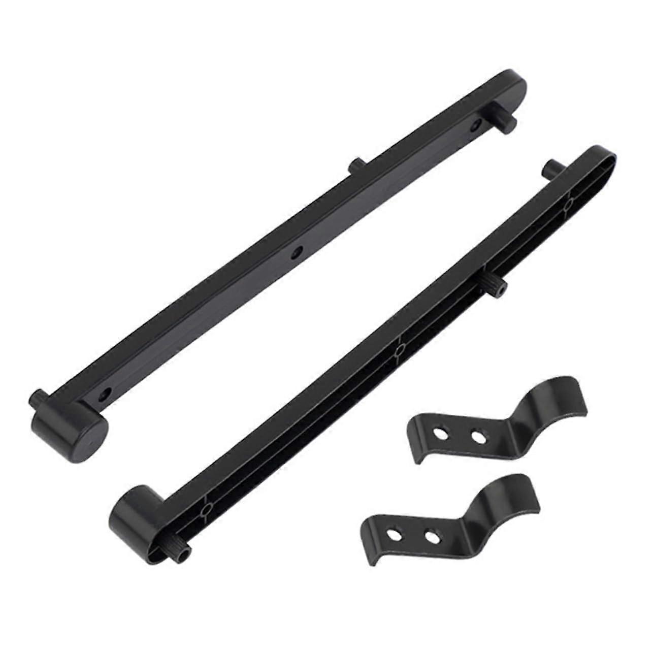 Concealed Cabinet Slides for Flip Up Doors Soft Silent Closing Easy Bottom Installation Black