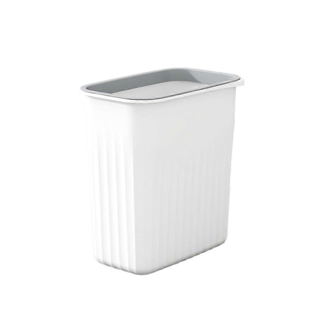 Trash Can Kitchen Trash Bin Compact Rectangular Design for Small Space Bathroom and Indoor Use