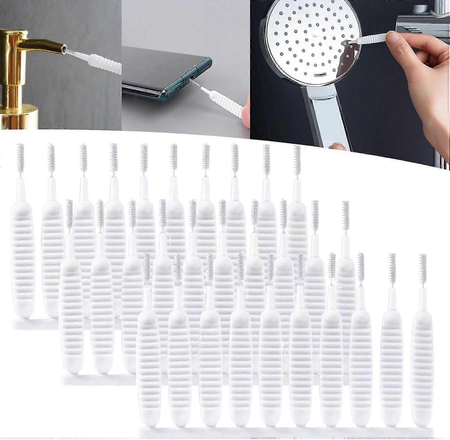 Shower Head Cleaning Brush Set with AntiClogging Design, Restore Water Pressure, 3 Sets