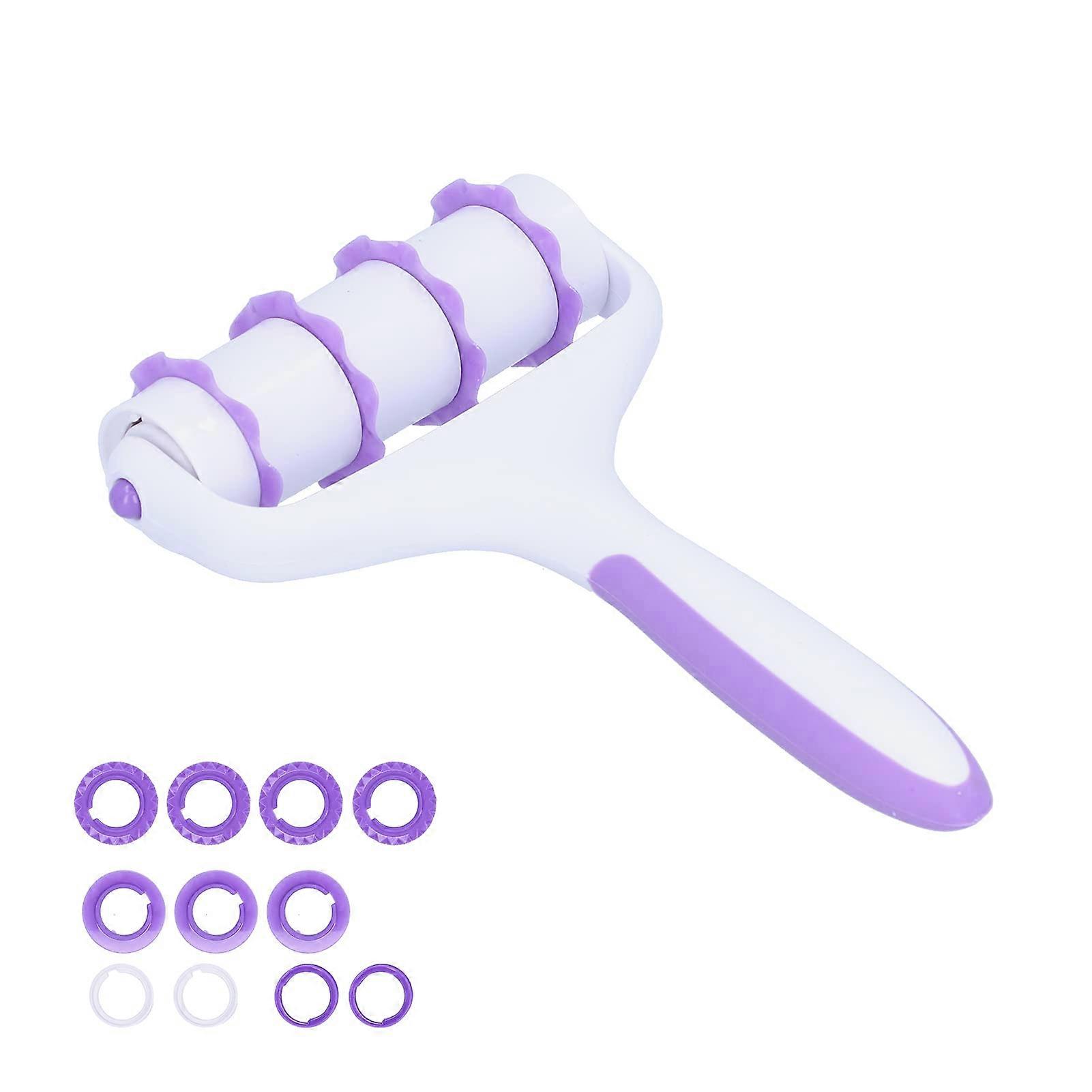 Fondant Cutter Wheel Roller Set with Lace Patterns for Cake Decorating and Pastry Lattice