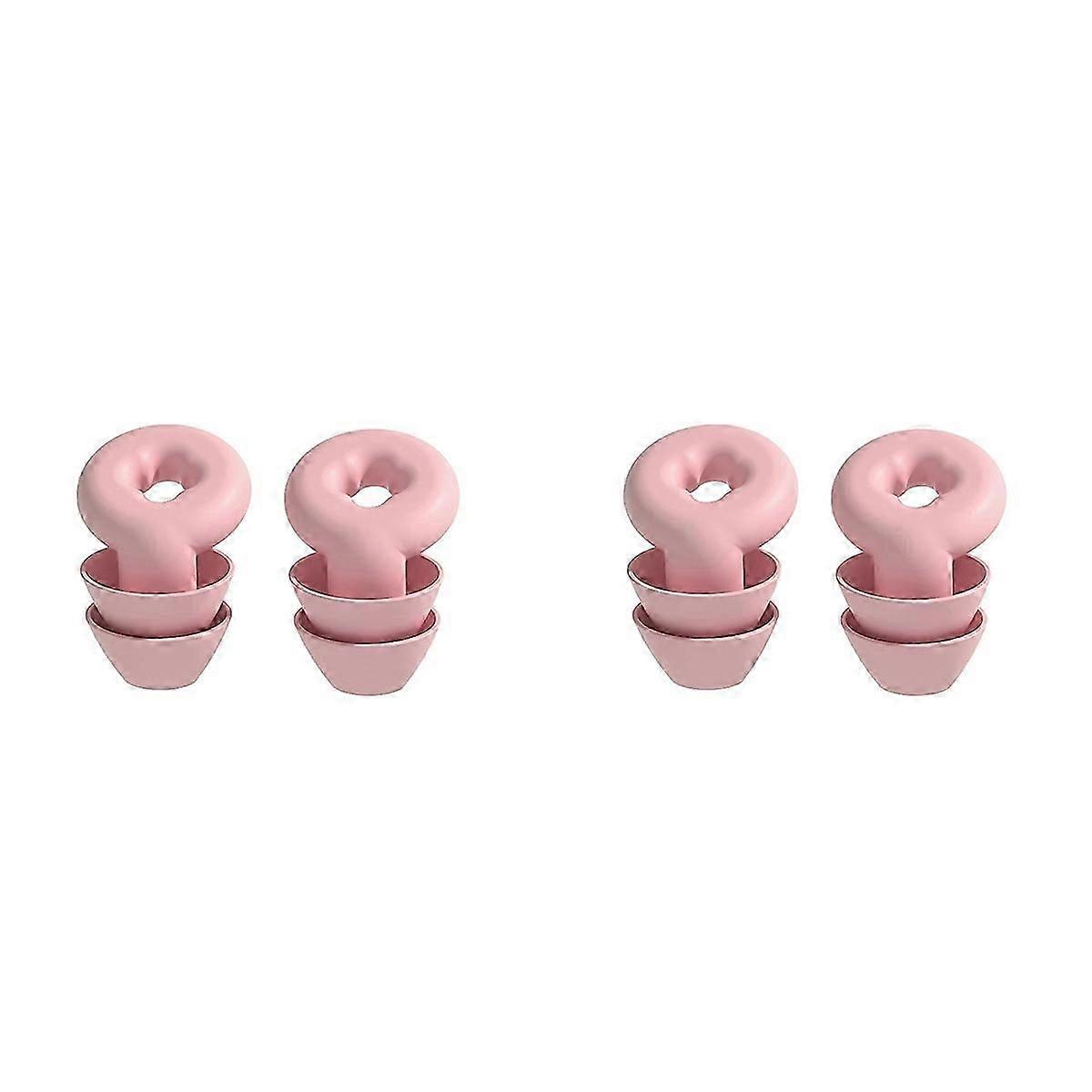 Soft Ear Plugs for Noise Reduction Waterproof Silicone Ear Plug Pink