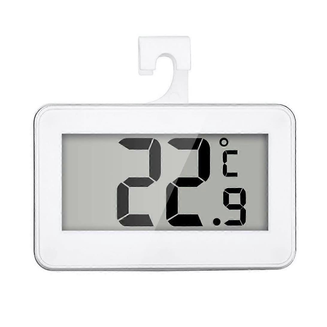 Digital Waterproof Refrigerator Freezer Thermometer  Wide Range LCD, Wireless with Magnet and Hook