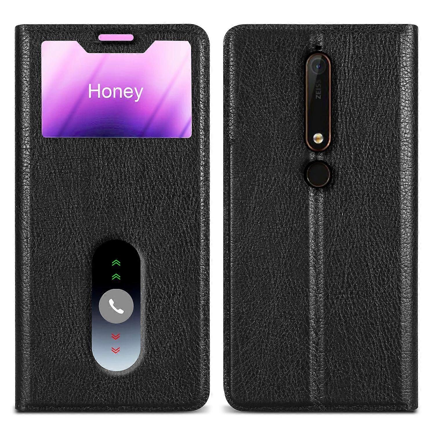 Protective case Nokia 6.1 case - with 2 viewing windows