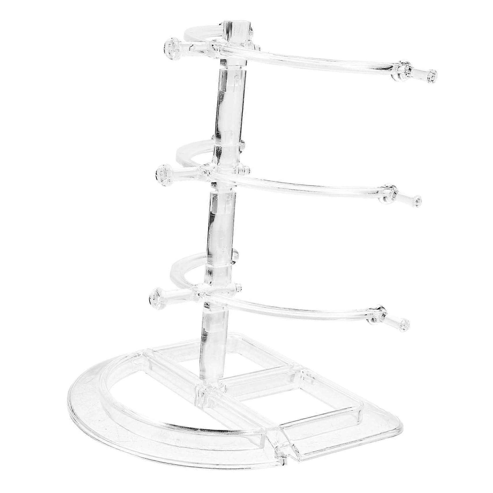Clear Acrylic Sunglasses Display Stand and Eyeglass Organizer Rack for  Desktop Storage