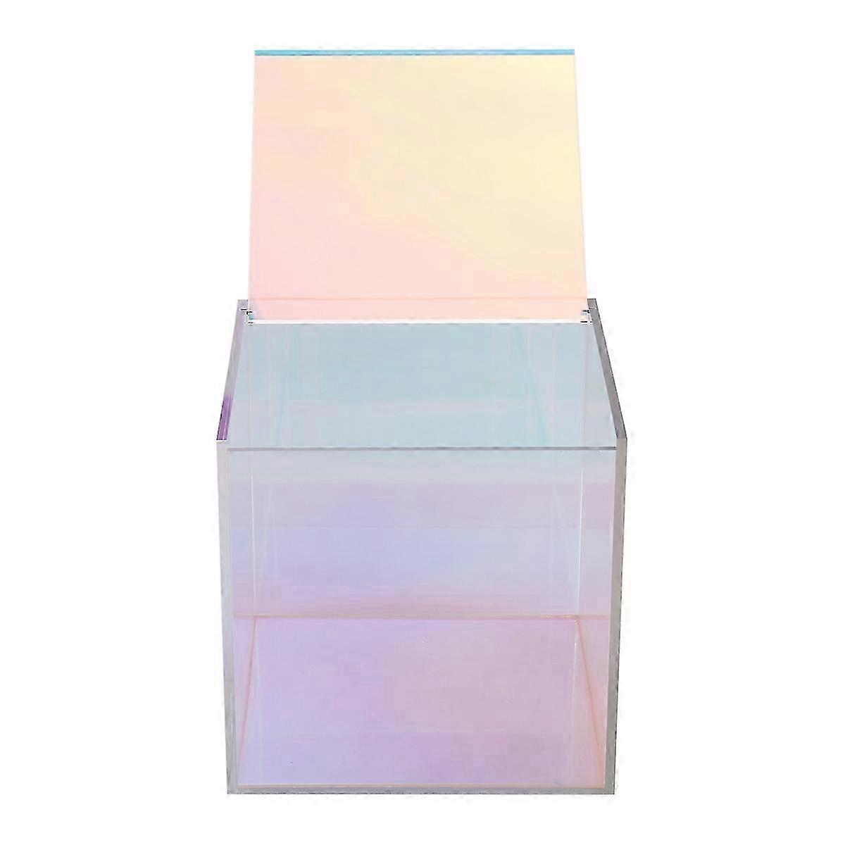 Towel Storage Box for Bathroom, Practical Prismatic Organizer